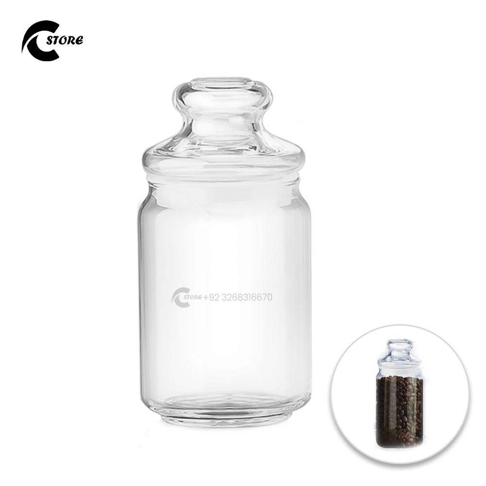 Deli Jar Set | 3-Piece Airtight Glass Storage Jar Set (200g, 350g, 500g) | Food-Grade, Leak-Proof & Stylish Pantry Organizer
