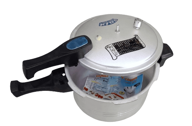 Unix Pressure Cooker 9 Ltr | High Quality Aluminium Anodize | Durable Single Set with Gas Kit