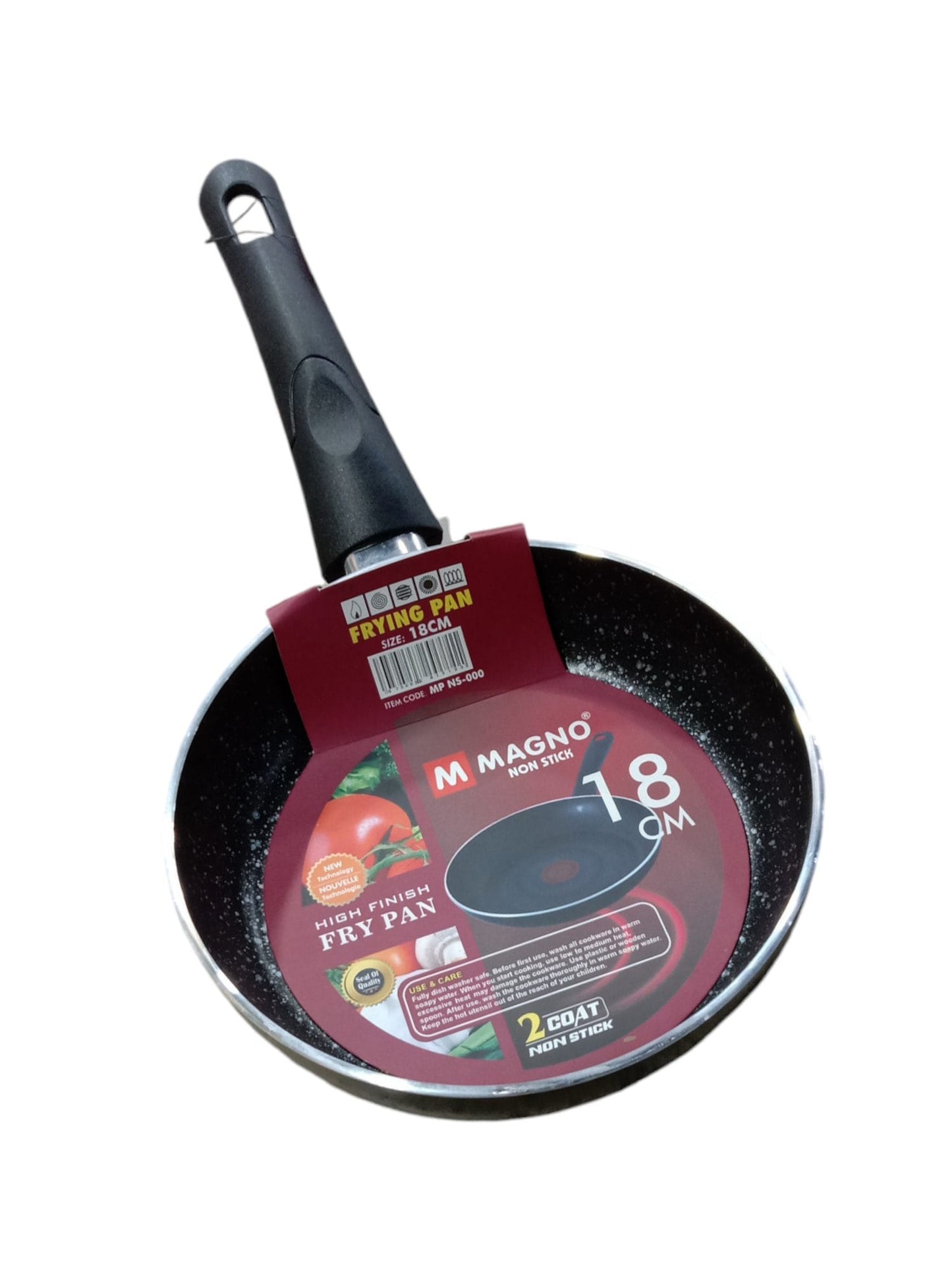 Magno Non Stick Frying Pan Double Coating All Sizes | Perfect for Various Cooking Tasks | High Finish Cookware