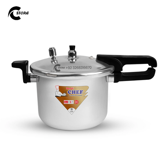 Chef Cooker 11 Ltr | High-Performance Pressure Cooker for Fast, Safe & Energy-Efficient Cooking