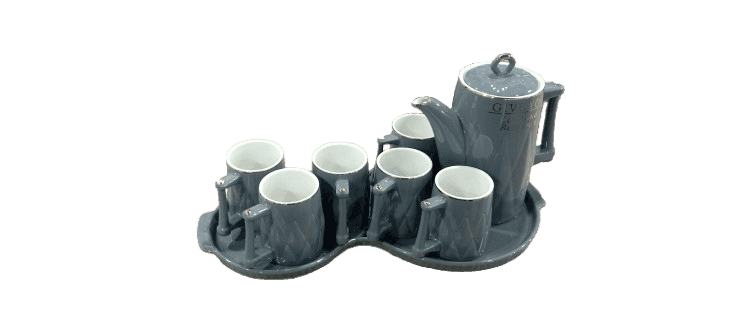 Elegant Ceramic Coffee Set &amp; Tea Set | Premium High-Grade Teapot &amp; Cup Set for Home &amp; Office