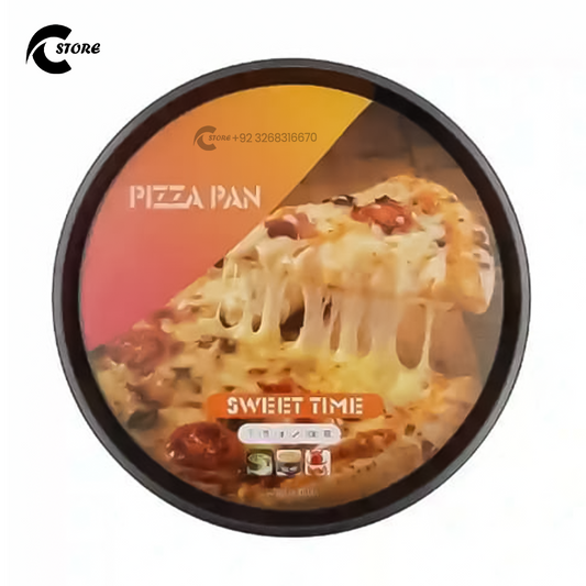 Non-Stick Pizza Pan X-Large 31 cm | Carbon Steel Pizza Tray for Oven | Heat Resistant up to 230°C | Ideal for Baking, Roasting & More
