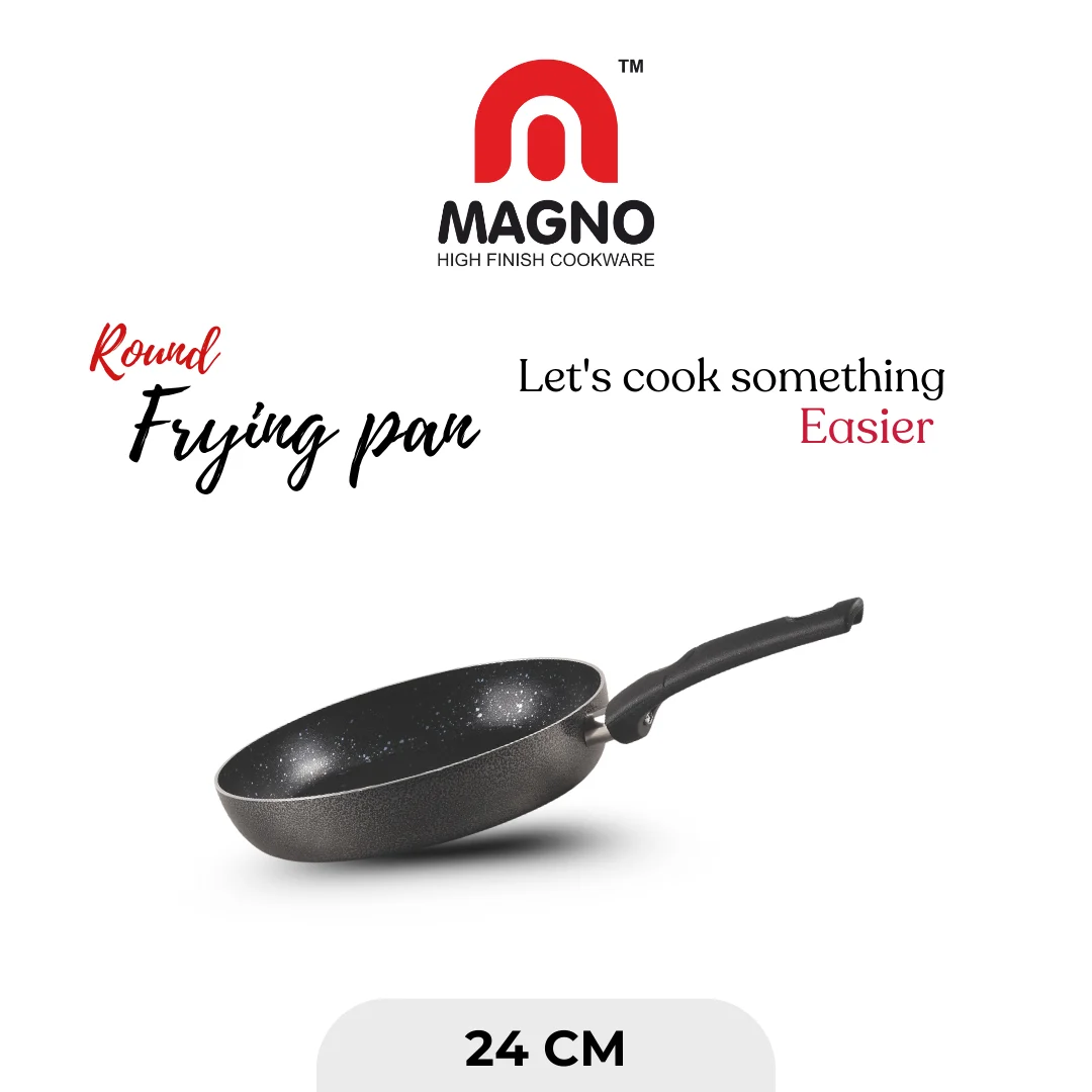 Magno Non Stick Frying Pan Double Coating All Sizes | Perfect for Various Cooking Tasks | High Finish Cookware