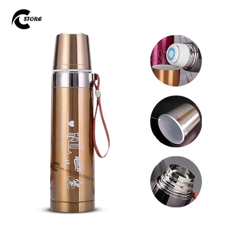 Sport Bottle 750ml | Eco-Friendly Stainless Steel Water Bottle | Insulated Double Wall Thermos for School, Gym & Hiking