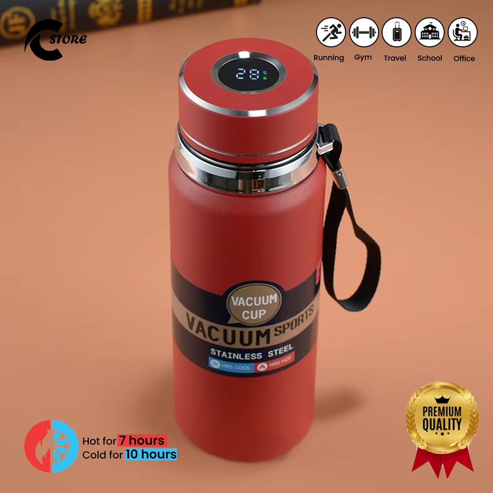 Bottle Yikesi Stainless Steel Water Bottle | With the Capacity of 1000 ml | 24-Hour Cold &amp; 12-Hour Hot Beverage Retention