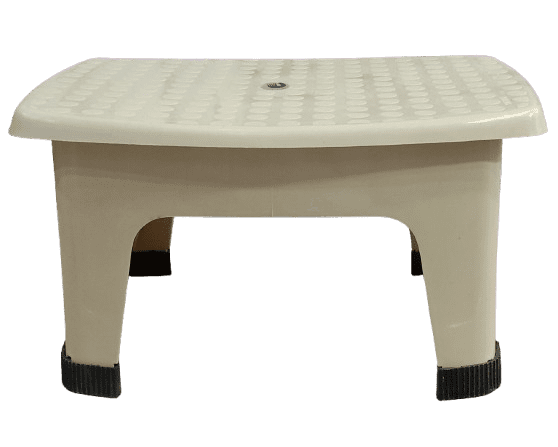 Deluxe Non-Slip Plastic Stool Phoenix Comfortable Seating | For Washroom Use