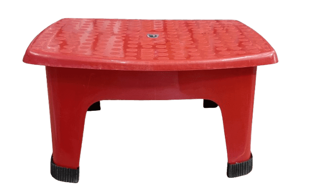 Deluxe Non-Slip Plastic Stool Phoenix Comfortable Seating | For Washroom Use