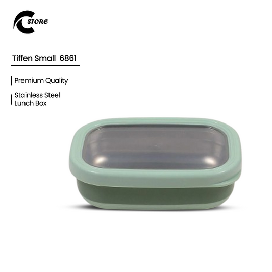 Tiffen Small | Wangfu Stainless Steel Lunch Box | 470 ml Sealed Food Container | Office &amp; Bento Tiffin Box