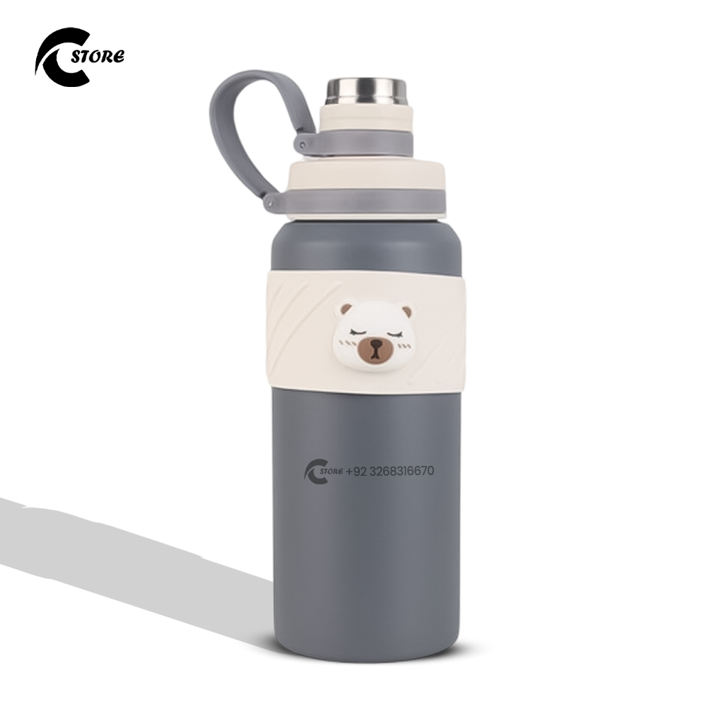Portable 800ml Water Bottle With Handle | Cute & Compact Design for Milk, Juice, and Drinks | Ideal for Travel, School, and Home