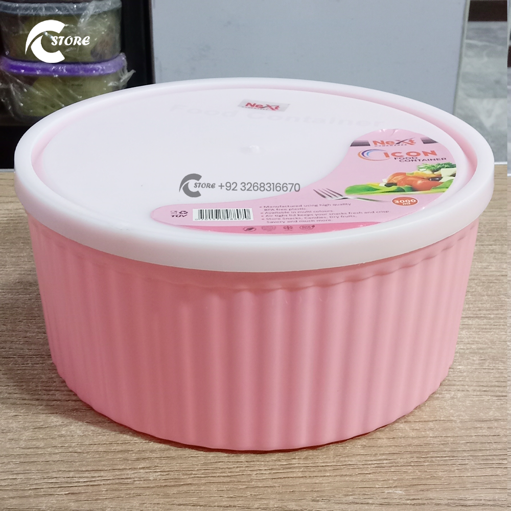 1800ml Food Storage Container | BPA‑Free Plastic Storage Bowl | Reusable & Leak-Proof Food Storage Container Box