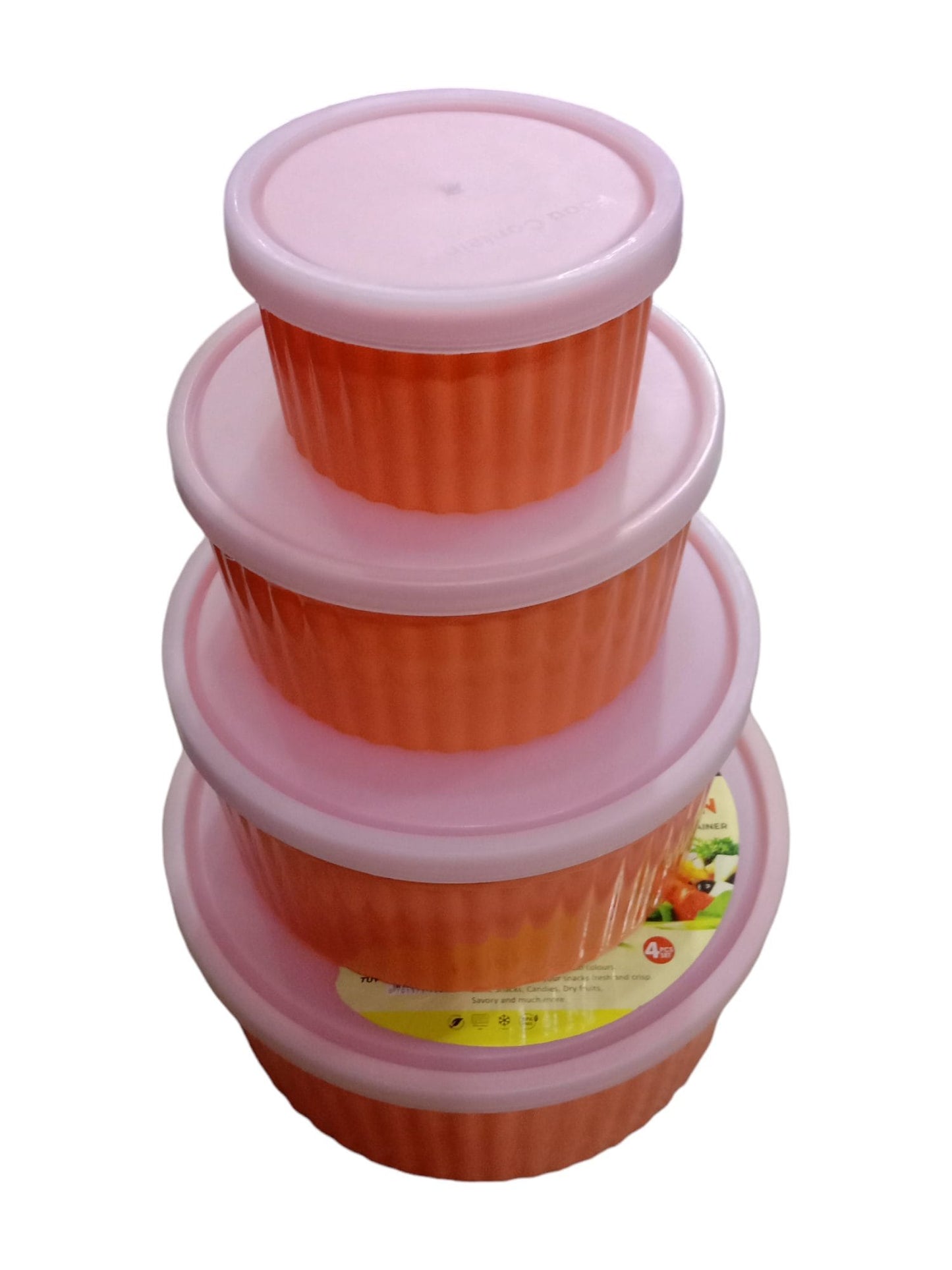 Icon Food Container Set | 4 Pcs | BPA Free | Microwave &amp; Freezer Safe