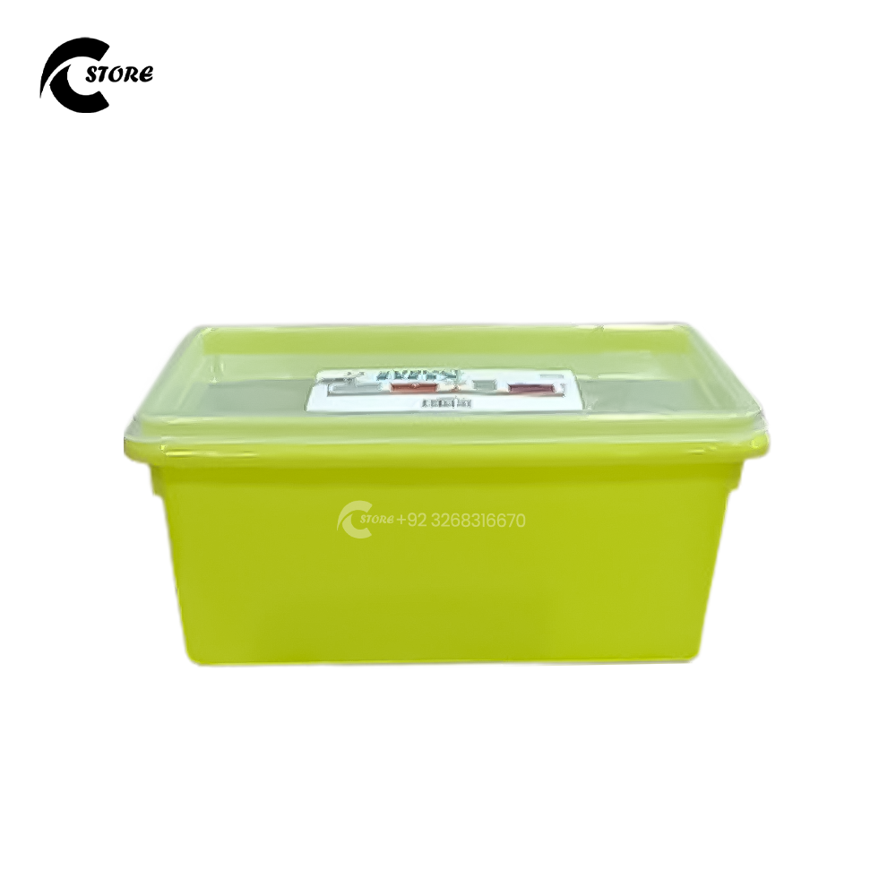 Orient Storage Box Swift | Multipurpose Stackable BPA-Free Plastic Storage Container with Lockable Lid | Ideal to Fits in Fridge Shelf
