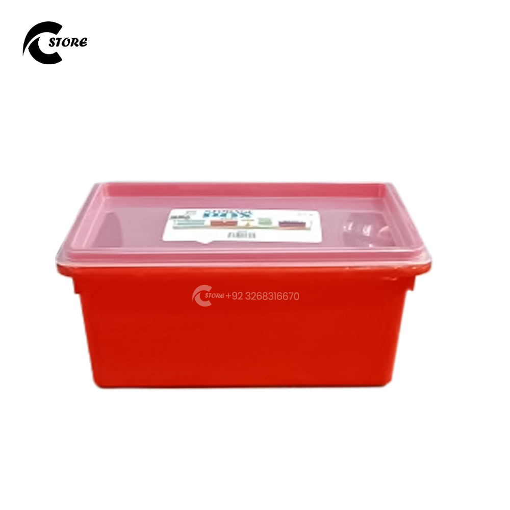 Orient Storage Box Swift | Multipurpose Stackable BPA-Free Plastic Storage Container with Lockable Lid | Ideal to Fits in Fridge Shelf