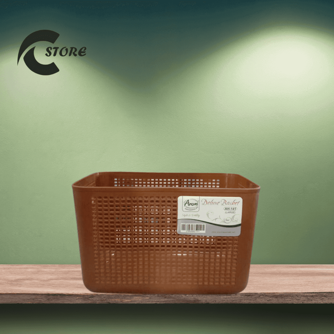 Delux Basket | AH-146 | Premium Multi-Purpose Storage Basket | Durable Design for Home, Office, and Outdoor Use