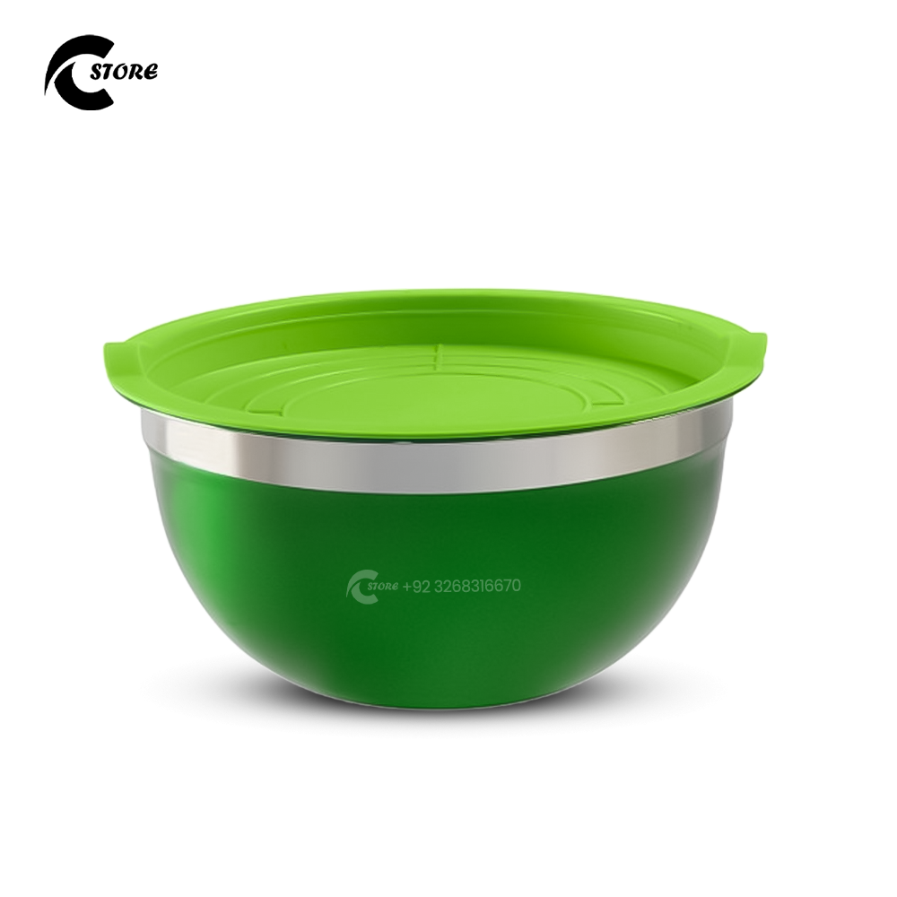 Stainless Steel Salad Bowl | Different Sizes | Colorful, Airtight, Durable &amp; Mirror Finish for Soup, Salad &amp; More