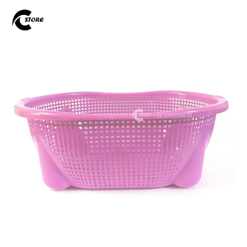Durable Plastic Tokra | Oval Basket for Storage, Market &amp; Household Use | Available in Multiple Sizes &amp; Colors