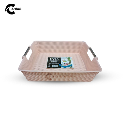 Large Multipurpose Basket With Steel Handle | BPA-Free &amp; Durable | Versatile Storage for Kitchen, Office &amp; Medical Use