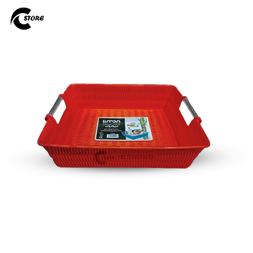Large Multipurpose Basket With Steel Handle | BPA-Free &amp; Durable | Versatile Storage for Kitchen, Office &amp; Medical Use
