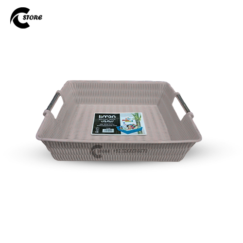 Large Multipurpose Basket With Steel Handle | BPA-Free &amp; Durable | Versatile Storage for Kitchen, Office &amp; Medical Use