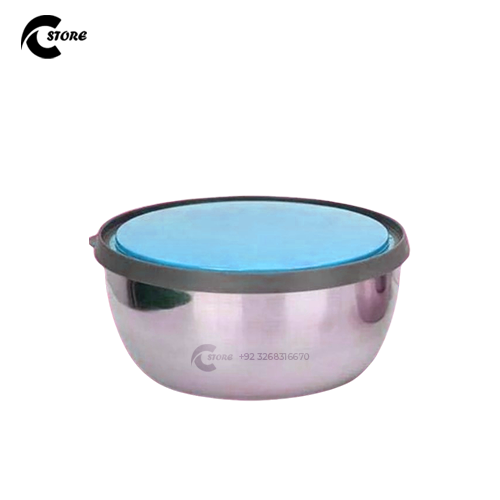 Stainless Steel Color Bowl Set With Airtight Lids | 4-Piece (12cm, 14cm, 16cm, 18cm) | Multipurpose Mixing &amp; Serving Bowls