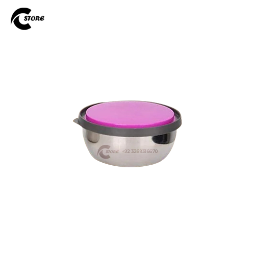 Stainless Steel Color Bowl Set With Airtight Lids | 4-Piece (12cm, 14cm, 16cm, 18cm) | Multipurpose Mixing &amp; Serving Bowls