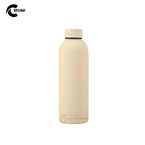 Water Bottle Steel Matt 750ml | Vacuum Insulated Stainless Steel Water Bottle for Hot &amp; Cold Drinks | Keeps Drinks Hot or Cold for Hours