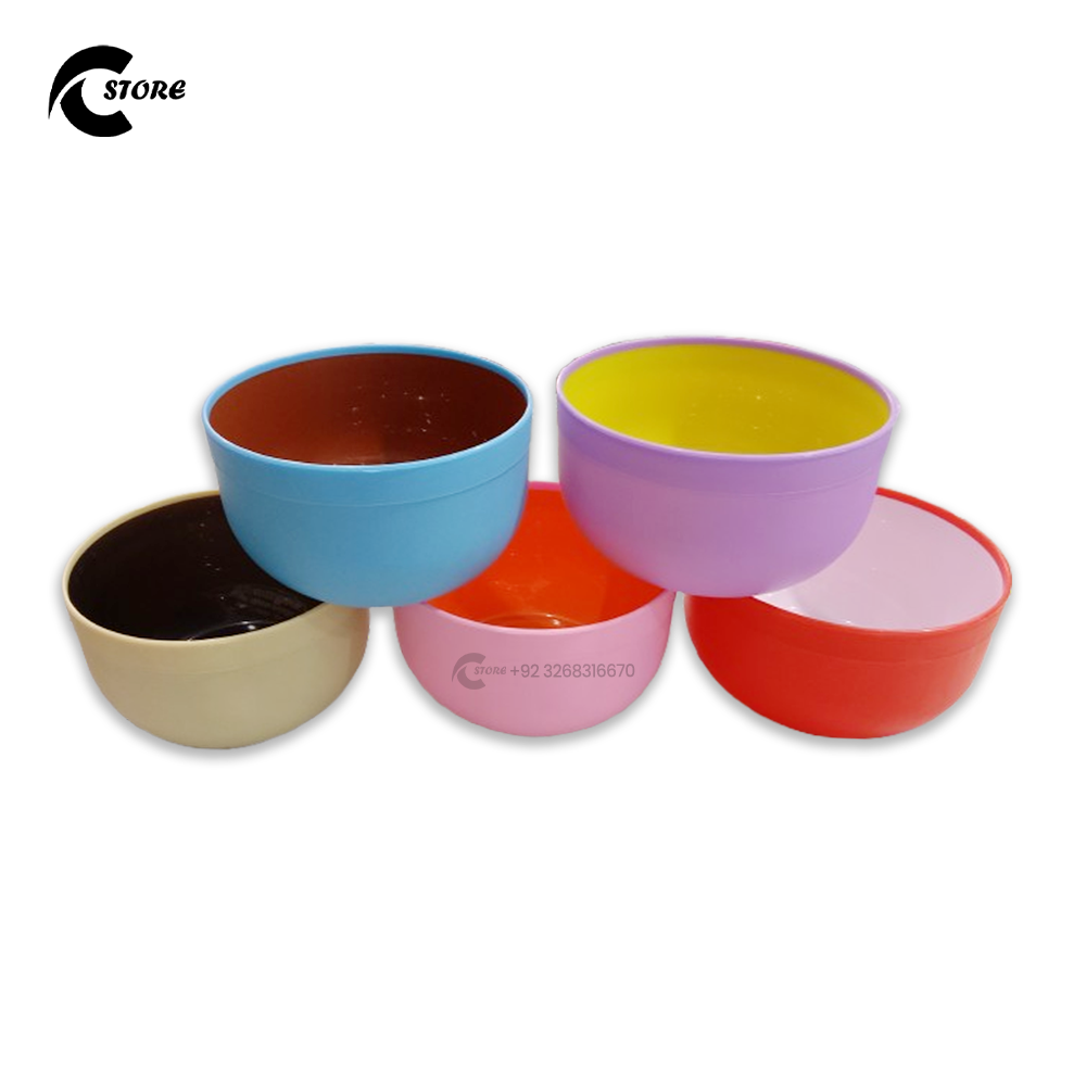 1 Piece Twin Bowl Care Medium | Lightweight, BPA-Free & Durable Plastic Salad & Snack Bowl | FDA Approved, Dishwasher Safe & Eco-Friendly