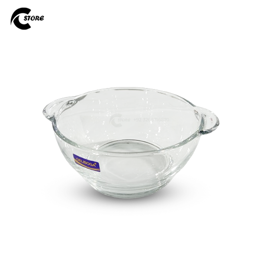 Premium Glass Serving Casserole Bowl With Lid | In Sizes Small, Medium & Large | Elegant Microwave Safe Food Storage & Serving Dish