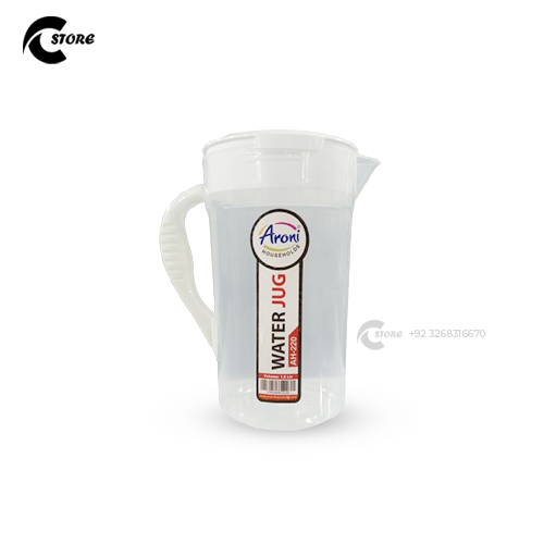 1.8 Litres Aroni Jug AH-220 | Premium Water Dispenser With Spill-Proof Lid & Easy Grip Handle | Perfect for Home & Office Use