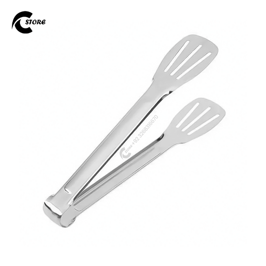 Tong Chand Large | Stainless Steel Kitchen Serving Tongs | Non-Slip Grip, Food-Grade Material & Heat-Resistant, Easy to Clean, Hanging Storage