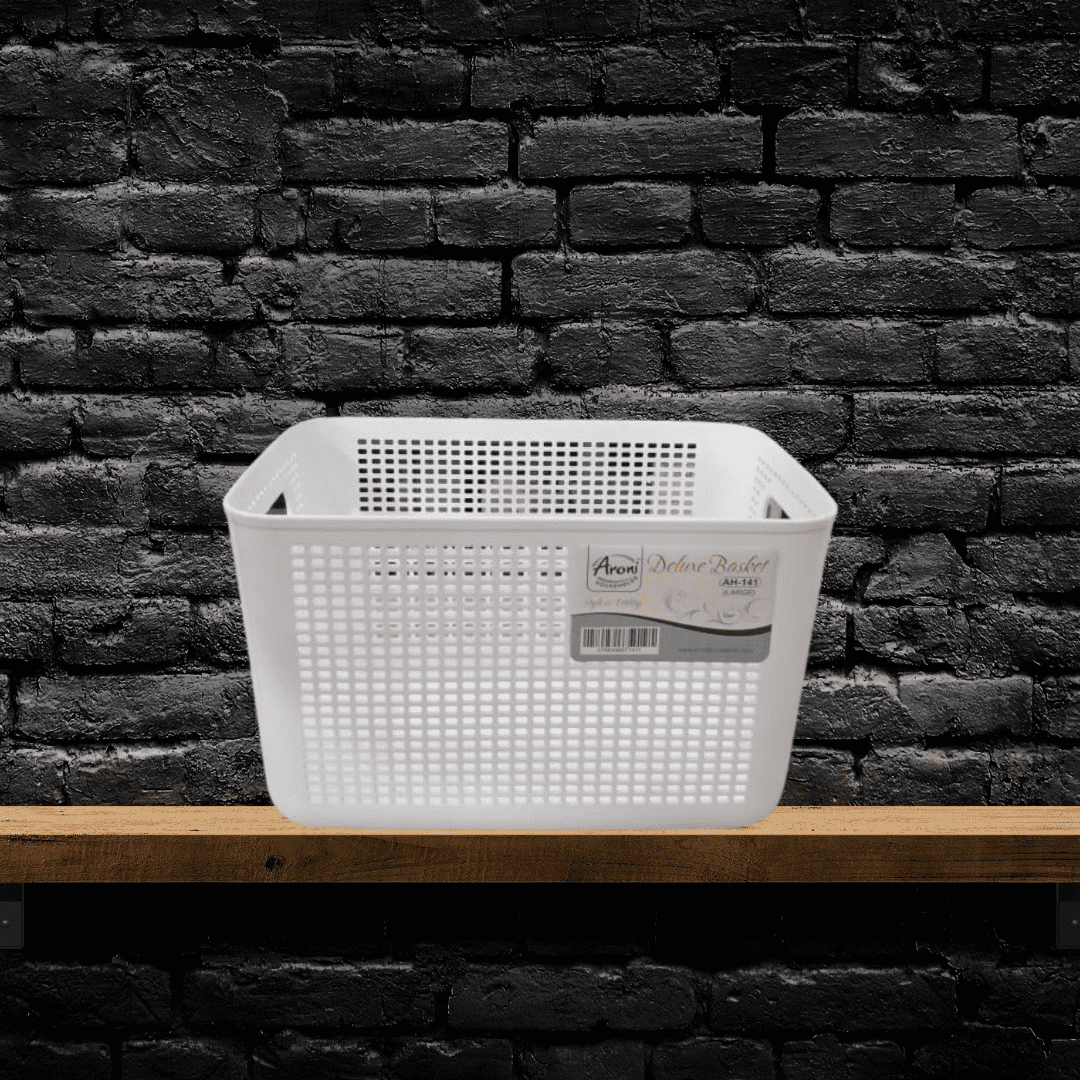 Delux Basket | AH-146 | Premium Multi-Purpose Storage Basket | Durable Design for Home, Office, and Outdoor Use
