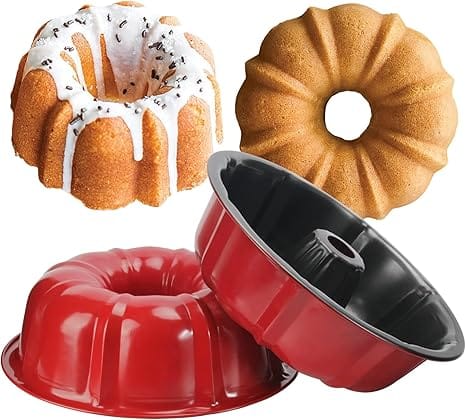 Non Stick Pudding Bundt Jelly Pan | Available in Small &amp; Large Sizes