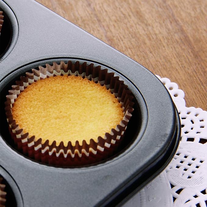 6-Cup Non-Stick Muffin &amp; Cupcake Baking Tray | High-Quality Bakeware | Baking Mold &amp; Pan
