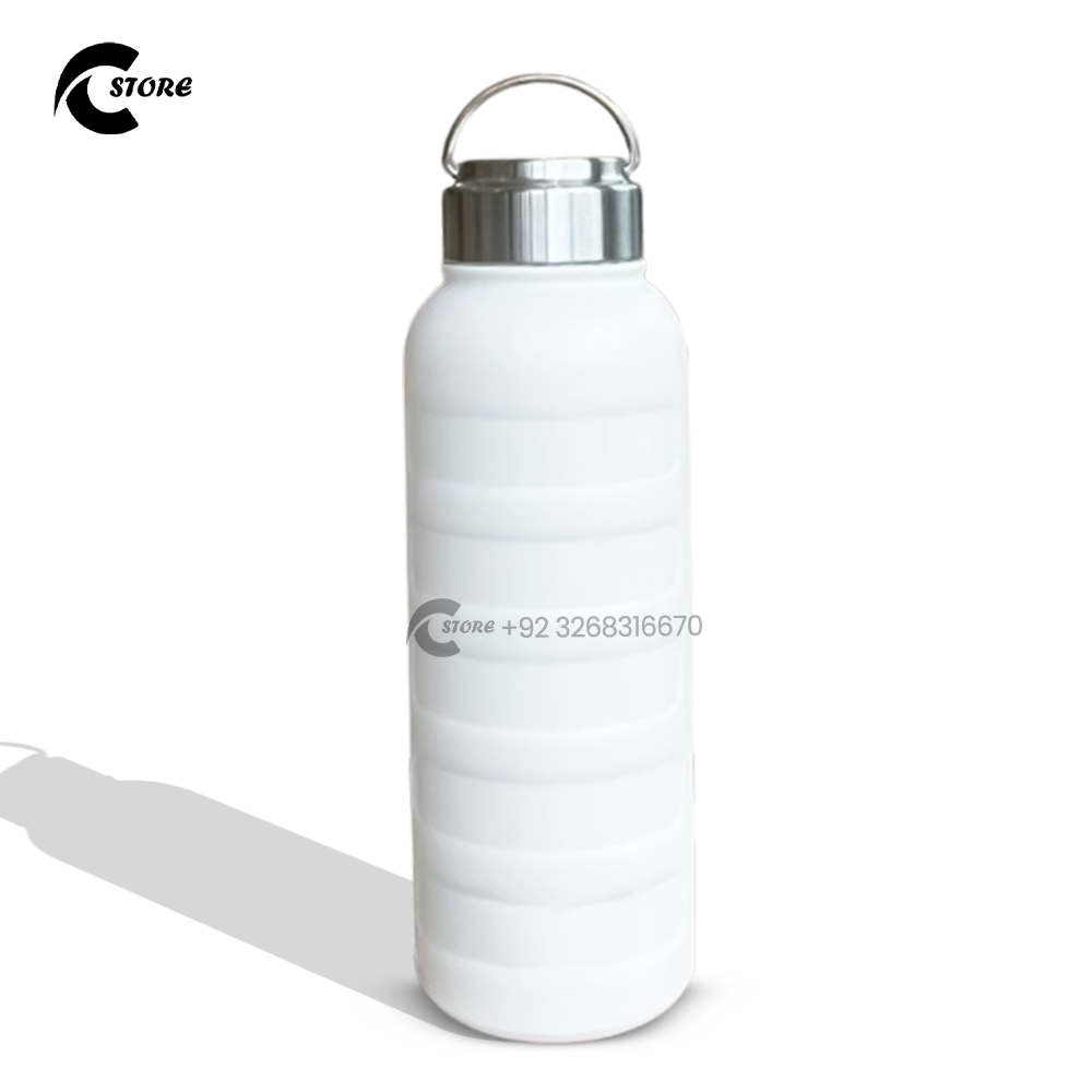 800ml Stainless Steel Vacuum Bottle | 5 Line, Leak-Proof & Durable | Keep Drinks Hot & Cold for Travel, Office & Outdoor Use