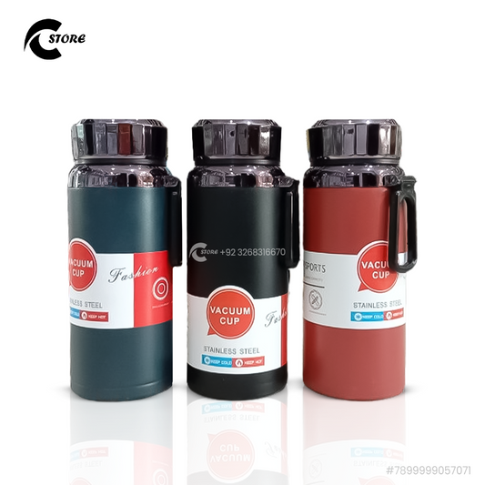 800ml Sports Water Bottle | Stainless Steel Water Bottle | Leak-Proof Gym Bottle for Hot & Cold Drinks