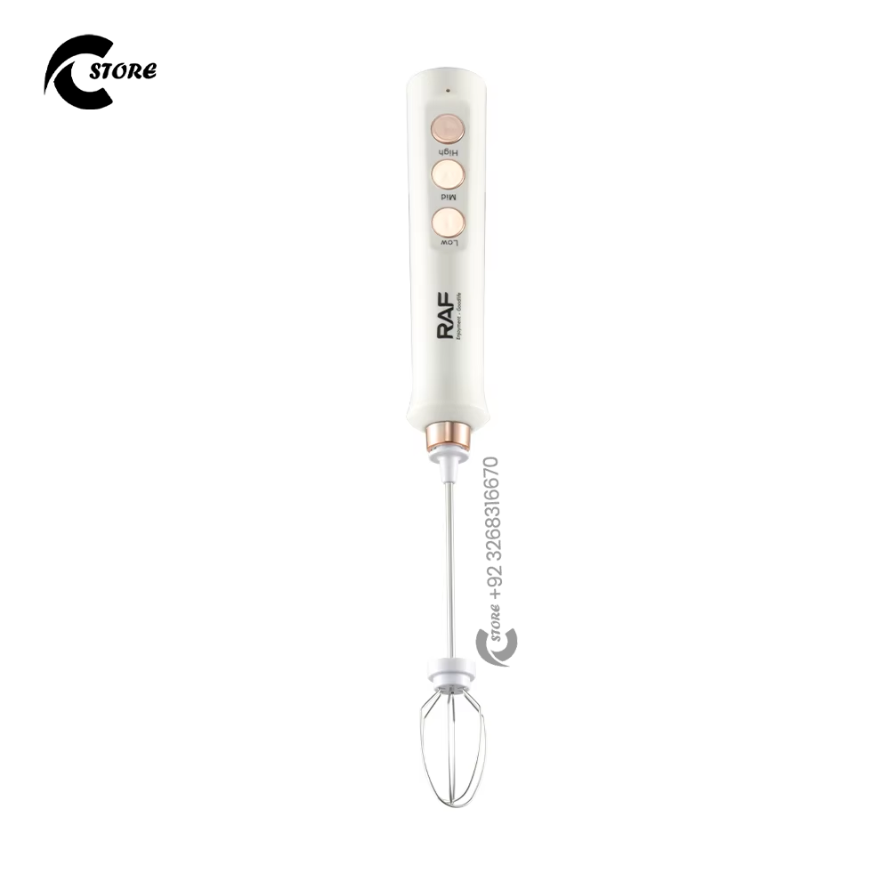 USB Rechargeable Electric Egg Whisker | Handheld Milk Frother with Stainless Steel Whisk | 3 Speed Portable Mixer for Coffee & Baking