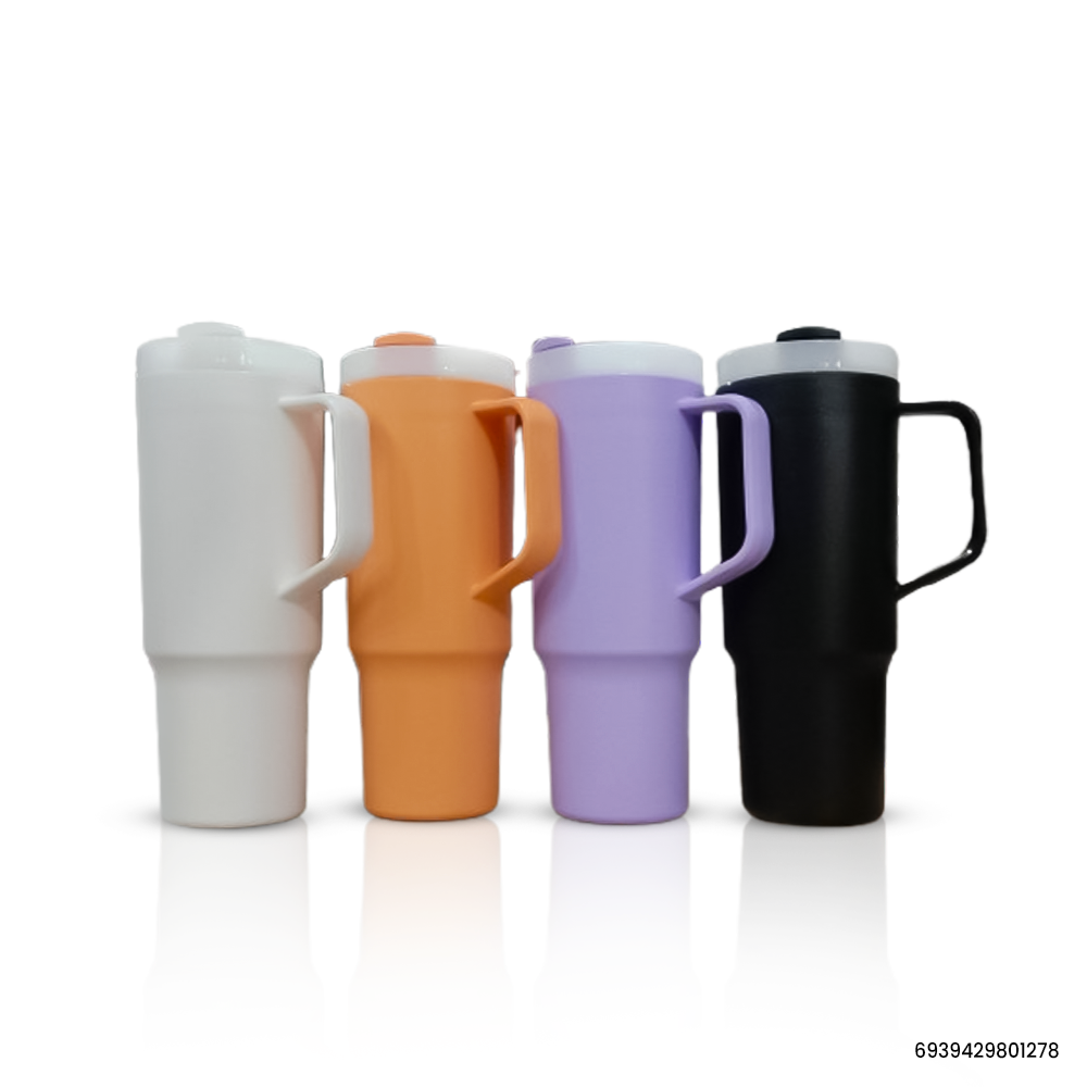 3 Pcs Tumbler Set With Straw | Premium BPA Free Plastic Tumblers | Ideal for Home, Office, Gym and Picnics