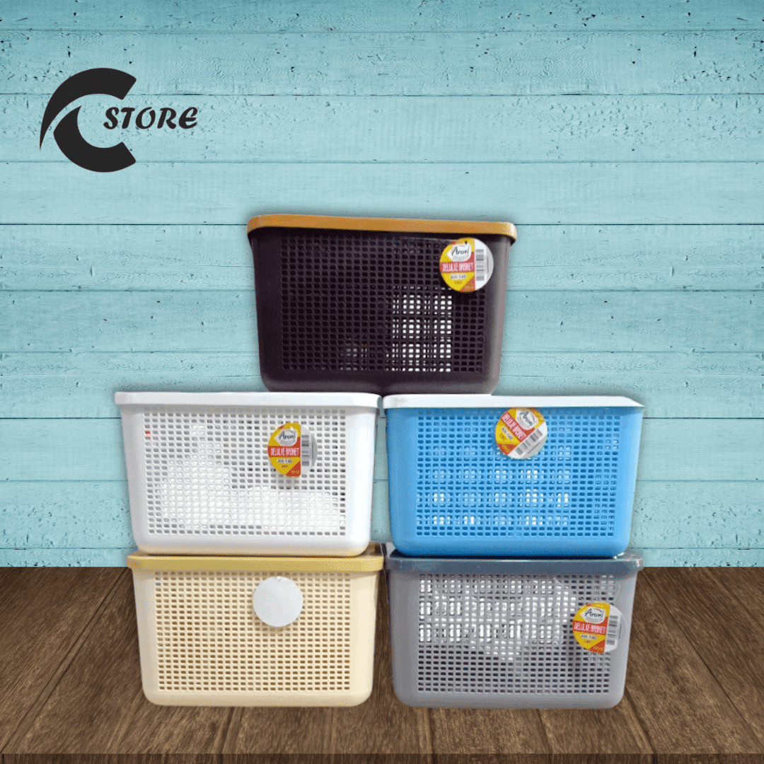 Delux Basket | AH-146 | Premium Multi-Purpose Storage Basket | Durable Design for Home, Office, and Outdoor Use