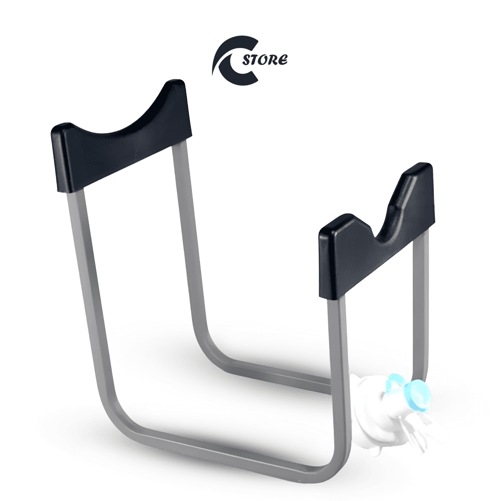 Imperial Water Bottle Stand with Tab | Gallon Water Bottle Holder | Compact and Space Saving | Non-slip Drinking Water Cooler Holder Rack