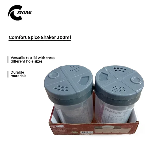 Set of 2 Comfort Spice Shaker | With the Capacity of 300ml | Ergonomic, Durable, and Stylish Spice Dispenser for Kitchen and Dining