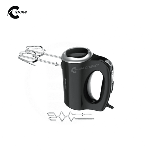 Hand Mixer With 5 Speeds &amp; Turbo Function | 9804/9801 | 300 W | Stainless Steel Beaters &amp; Dough Hooks