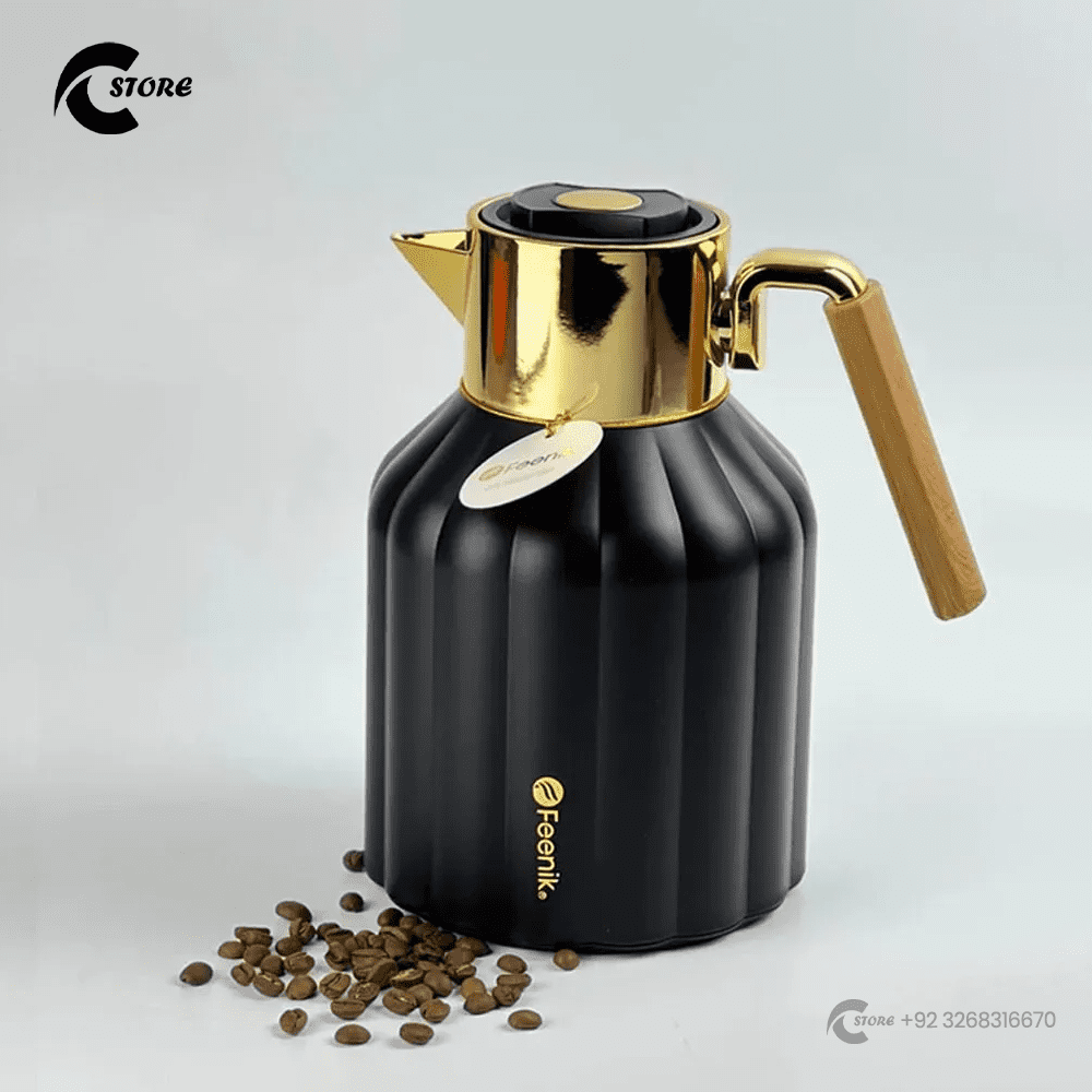 Thermos Feenink | RA R100G | Insulated Stainless Steel Travel Mug | Leak-Proof, Double-Walled, Hot &amp; Cold Beverage | Thermos for Coffee &amp; Tea