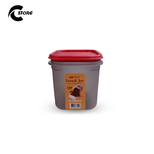 Crunch Jar | Different Sizes | Airtight Kitchen Storage Container With Clamp Lid | BPA-Free, Durable &amp; Stylish