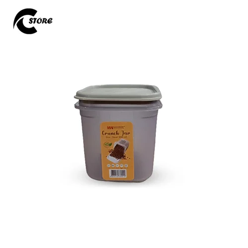 Crunch Jar | Different Sizes | Airtight Kitchen Storage Container With Clamp Lid | BPA-Free, Durable &amp; Stylish
