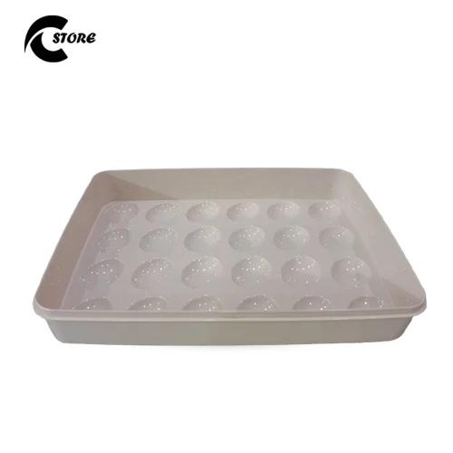 Pack of 2 Egg Storer Omega (24 Set) | Durable & Moisture-Resistant Egg Storage Box | for Kitchen & Fridge