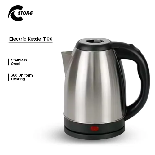 Kenwood K-003 Electric Water Kettle With Stainless Steel Body | 2.0L Capacity &amp; 1000W Automatic Turn-Off | Light Indicator