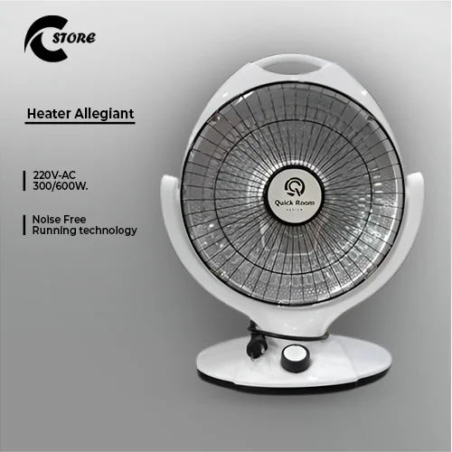 Quick Room Heater with Oscillating Movement | Adjustable Reflector With 2 Heating Power Levels | Noise-Free Technology