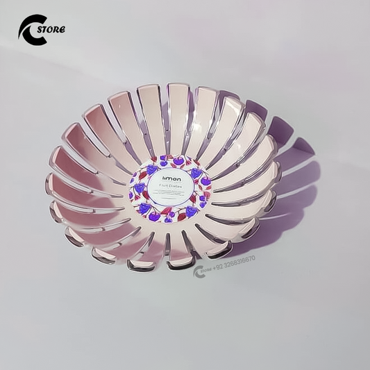 Limon Fruit Basket Small | Stylish &amp; Durable Acrylic Plastic | Bread &amp; Fruit Basket