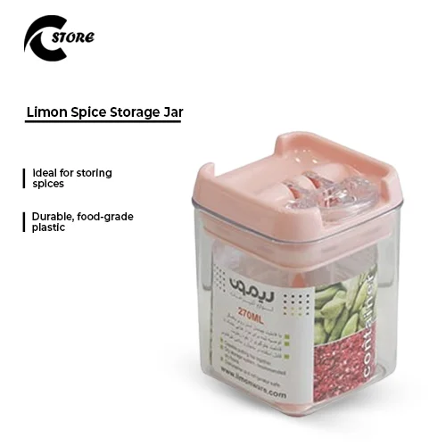 Limon Airlock Jar | Different Sizes | Plastic Food Storage Container