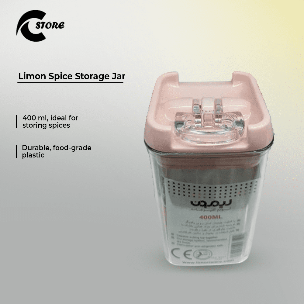 Limon Airlock Jar | Different Sizes | Plastic Food Storage Container